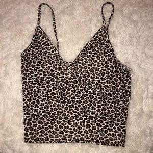 Urban Outfitters cheetah crop top